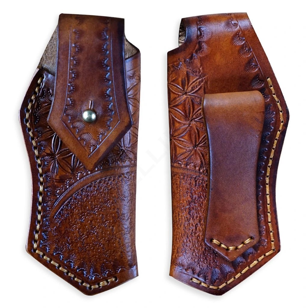 foto Univerz�ln� ko�en� pouzdro Dellinger na n��, hov�z� k��e, hn�d�